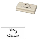 Feliz Navidad – 木製スタンプ ラバースタンプ (押印)