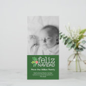 Feliz Navidad - 1つの縦の写真 シーズンカード (スタンド正面)