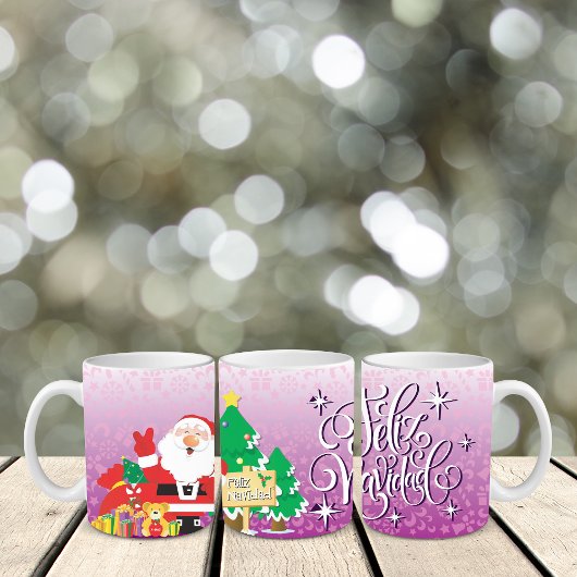 "Feliz Navidad" 11oz コーヒーマグカップ