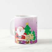 "Feliz Navidad" 11oz コーヒーマグカップ (正面左)