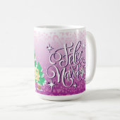 "Feliz Navidad" 15オズ コーヒーマグカップ (正面右)