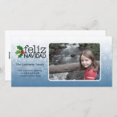 Feliz Navidad - 1 foto シーズンカード (正面/裏面)