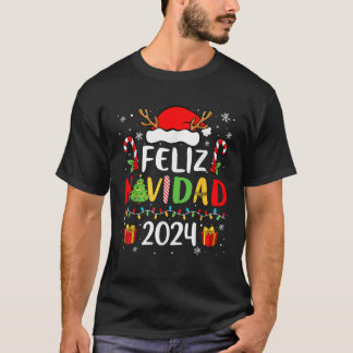Feliz Navidad 2024マッチングファミリークリススペインのム Tシャツ