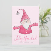 Feliz Navidad 2025カレンスペインのダー格言ピンク シーズンカード (スタンド正面)