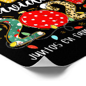 Feliz Navidad 2025 Matching Family Spanish Christm ポスター (角)