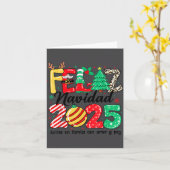 Feliz Navidad 2025 Spanish Christmas Mexican Famil カード (黄色い花)