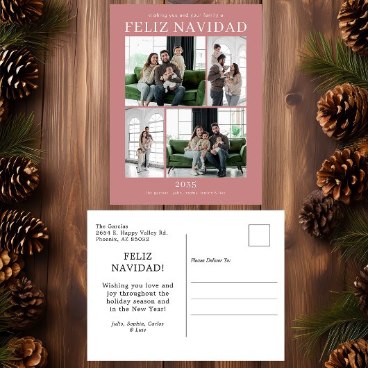 Feliz Navidad 4 写真 シーズンポストカード