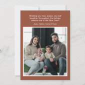 Feliz Navidad 4 Photo Flat Holiday Card シーズンカード (裏面)