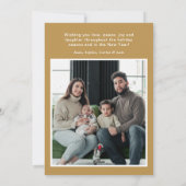 Feliz Navidad 4 Photo Flat Holiday Card シーズンカード (裏面)