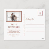 Feliz Navidad 5 Photo シーズンポストカード (裏面)