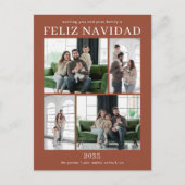 Feliz Navidad 5 Photo シーズンポストカード (正面)