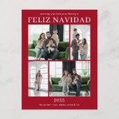 Feliz Navidad 5 Photo シーズンポストカード (正面)