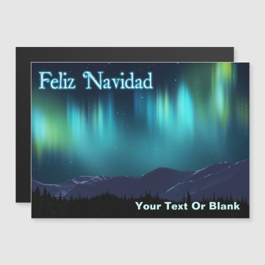 Feliz Navidad - Aurora Borealis (正面/裏面)