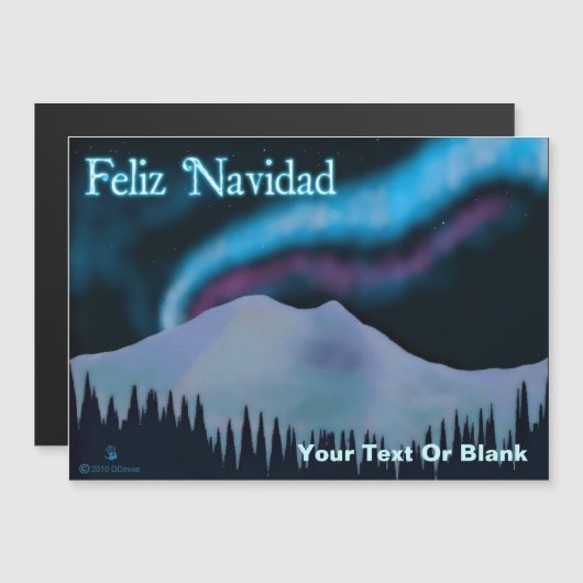 Feliz Navidad - Blue Aurora (正面/裏面)