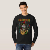Feliz Navidad  Christmas Mexican Santa Sombrero Xm Tシャツ (正面フル)