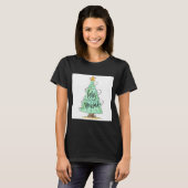 Feliz Navidad Christmas Tree T Shirt Tシャツ (正面フル)