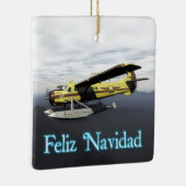 Feliz Navidad - de Hvilland DH3-C Otter セラミックオーナメント (右)