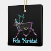 Feliz Navidad - Electric Caribou セラミックオーナメント (左)