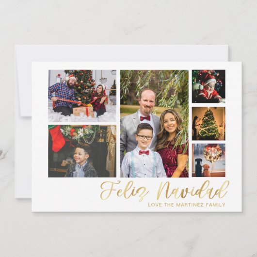 Feliz Navidad Gold 6 Photo (正面)