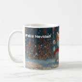 Feliz Navidad - Kitten - Gift - Mug コーヒーマグカップ (左)