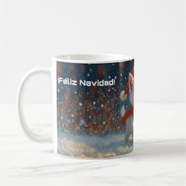 Feliz Navidad - Kitten - Gift - Mug コーヒーマグカップ