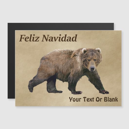 Feliz Navidad - Kodiak Bear (正面/裏面)