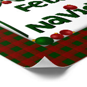 Feliz Navidad - Merry Christmas – ウォールアート (角)