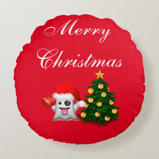 Feliz Navidad- Merry Christmas ラウンドクッション