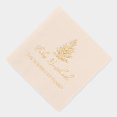 Feliz Navidad-Merry Christmas Tree and Lights  箔ナプキン (右)