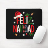 Feliz Navidad Pajamas Spanish Mexican Christmas Bo マウスパッド (マウス)