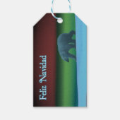 Feliz Navidad - Polar Lightsポーラベア ギフトタグ (正面)