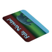 Feliz Navidad - Polar Lightsポーラベア マグネット (右側)