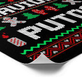 Feliz Navidad Putos メキシコ風クリスマスおもしろTシャツ ポスター (角)