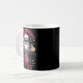 Feliz Navidad Putos Funny Rude Spanish Santa Middl コーヒーマグカップ (正面左)