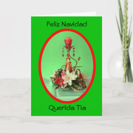 Feliz Navidad Querida Tia シーズンカード