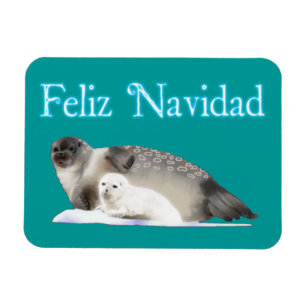 Feliz Navidad - Ringed Seal マグネット