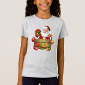 Feliz Navidad Santa Christmas Tシャツ (正面)