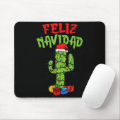 Feliz Navidad Shirt Mexican Christmas Cactus Xmas マウスパッド (マウス)