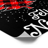 Feliz Navidad Shirts Family - Christmas Trees Buff ポスター (角)