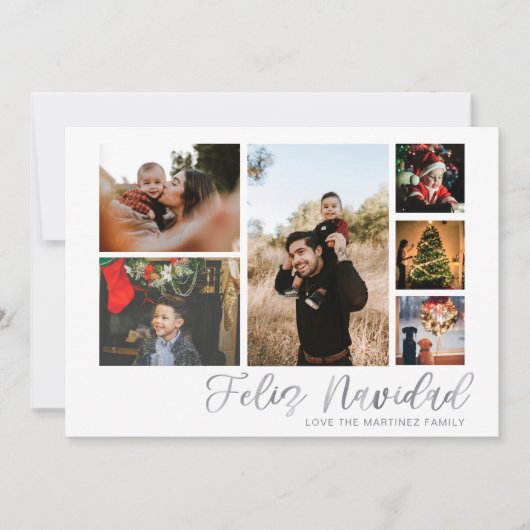 Feliz Navidad Silver 6 Photo (正面)