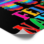 Feliz Navidad Spanish Christmas Funny Mexican Nata ポスター (角)