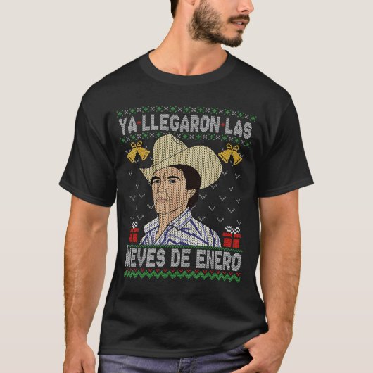 Feliz Navidad Spanish Las Nieves De Enero El Del C Tシャツ (正面)