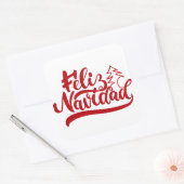 Feliz Navidad Sticker スクエアシール (封筒)
