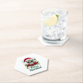 Feliz Navidad Sugar Skull Mexican Christmas T-Shir ペーパーコースター (インサイチュ)