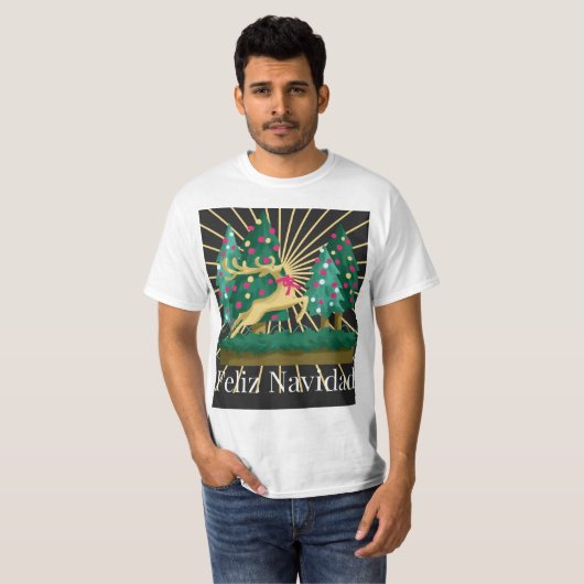 FELIZ NAVIDAD,  Tシャツ (正面フル)
