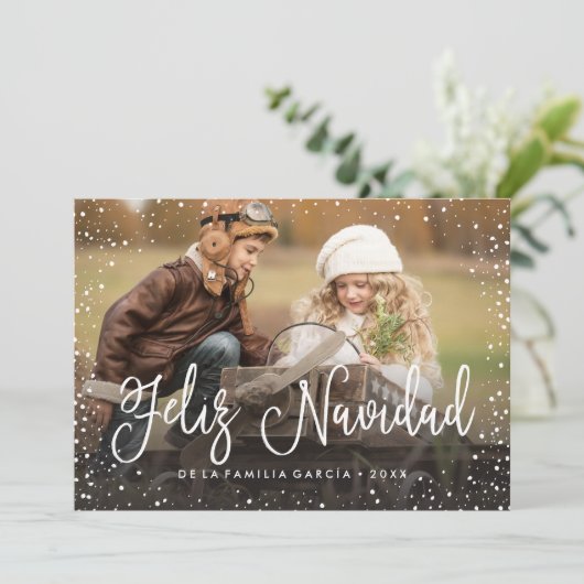 Feliz Navidad | Tarjeta de Navidad シーズンカード (スタンド正面)