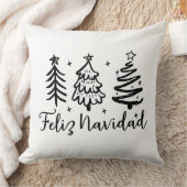 Feliz Navidad & Vibrant Mexican Serape duo-sided クッション (ブランケット)