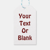 Feliz Navidad - Wolf Pack ギフトタグ (裏面)