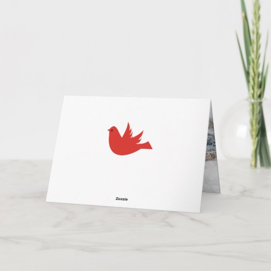 Feliz Navidad yのprósperoのAño Nuevoの鳩のクリスマス シーズンカード (裏面)