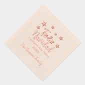 Feliz Navidad  y próspero Año Nuevo Holiday Party  箔ナプキン (右)